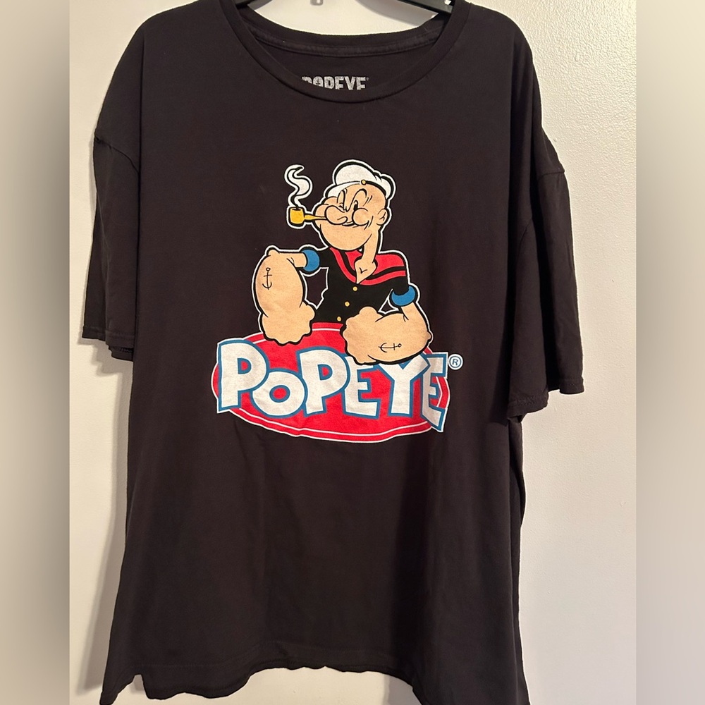 Popeye Graphic T-Shirt Size 2XL